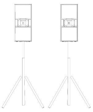up to 300 quattro club style layout — system layout illustration, view 2
