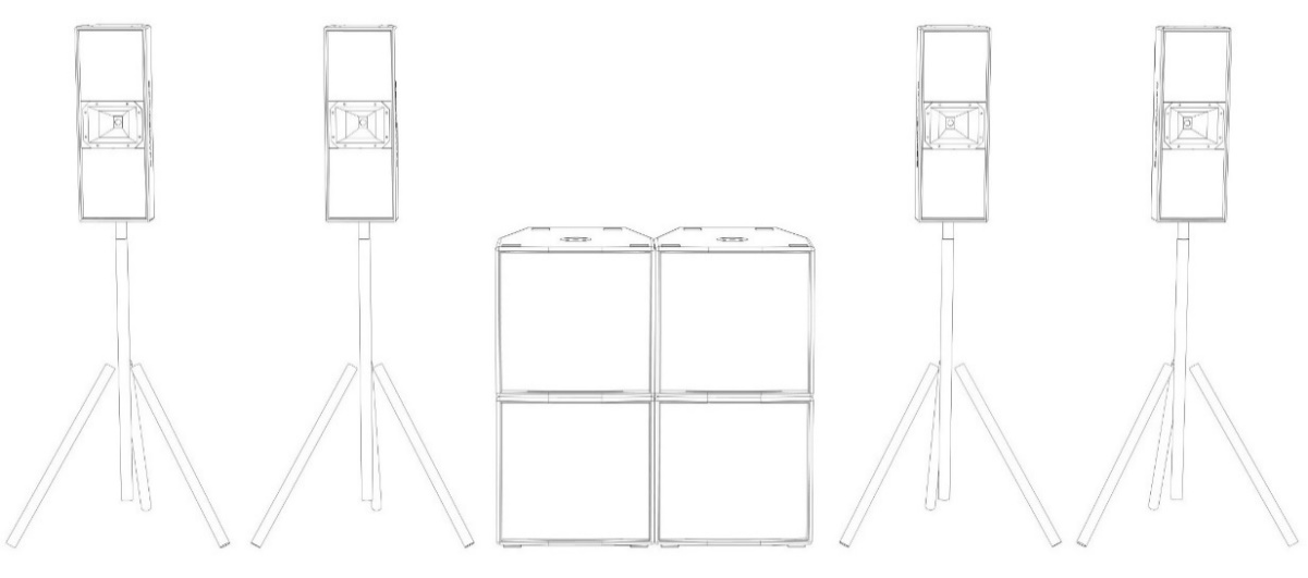 Home party up to 100 layout primary design view