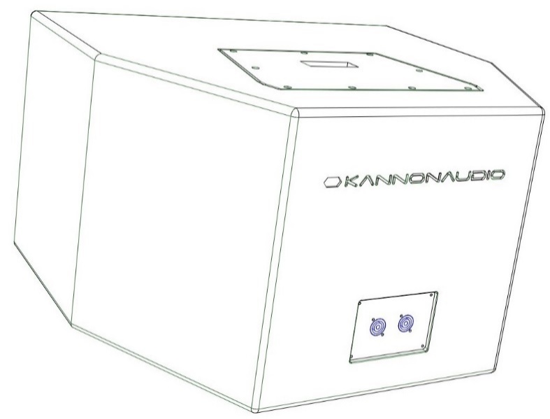 Model 201 — cabinet design illustration, view 2