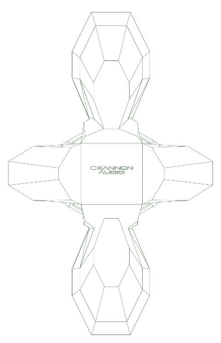 Model 207 — cabinet design illustration, view 2