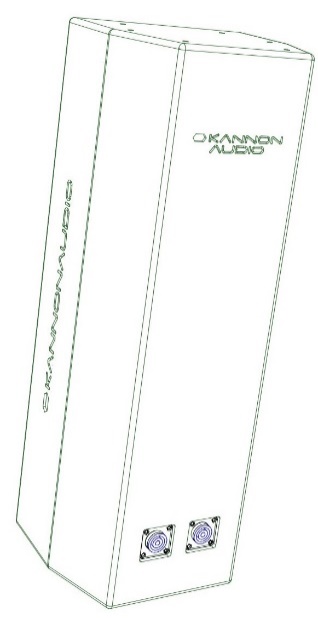Model 608 — cabinet design illustration, view 2