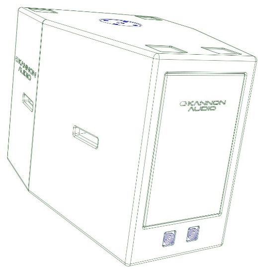 Model 615AEx — cabinet design illustration, view 2