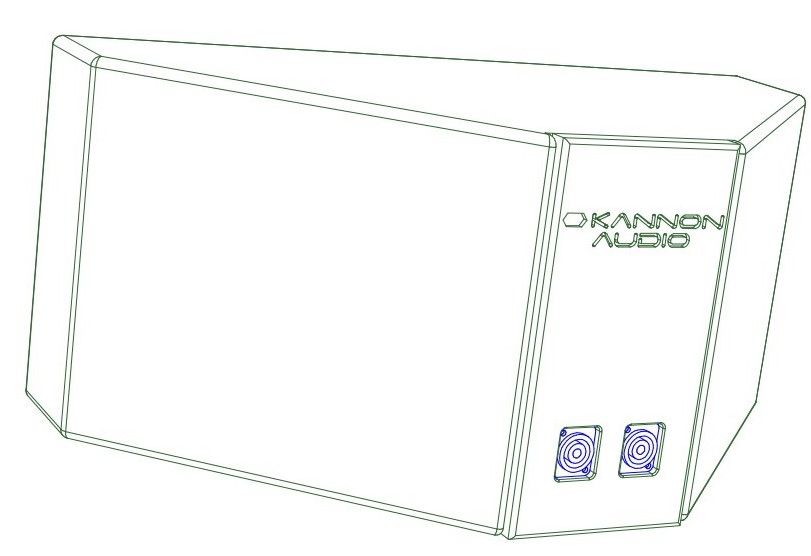 Model 702 — cabinet design illustration, view 2