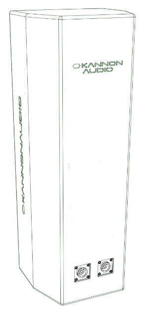 Model 710 — cabinet design illustration, view 2