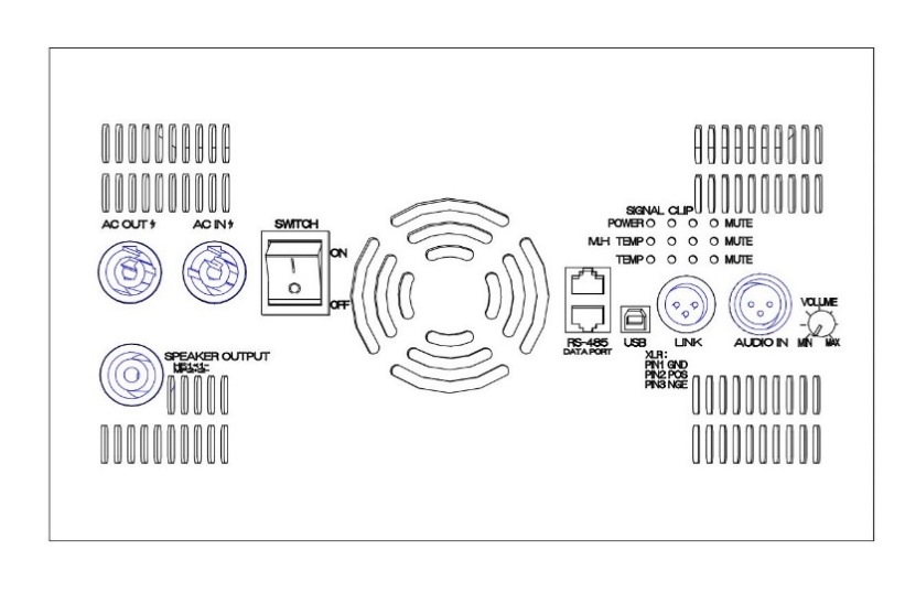 Model 710ASW — cabinet design illustration, view 3