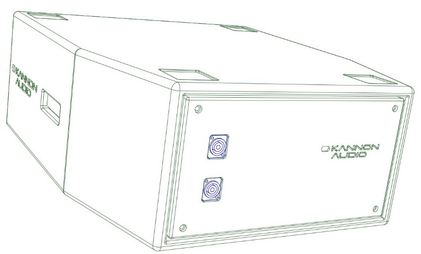 Model 802 — cabinet design illustration, view 2