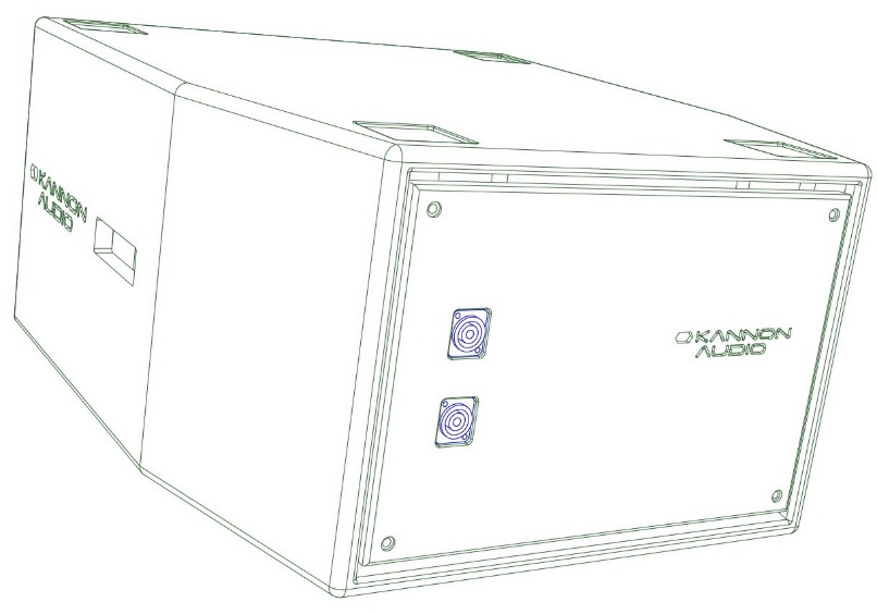 Model 803 — cabinet design illustration, view 2