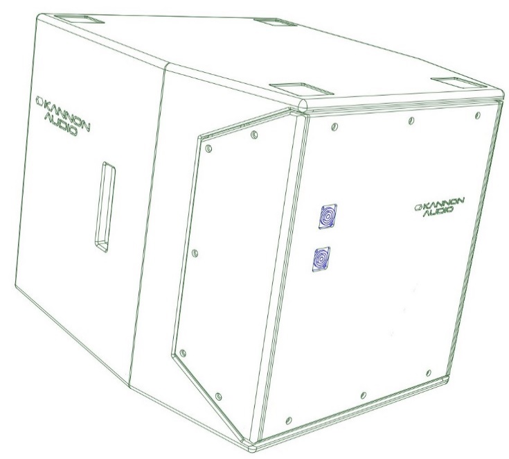 Model 804 — cabinet design illustration, view 2