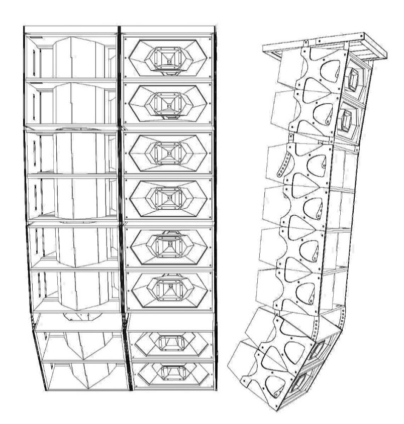 System100 option — technical drawing, view 6
