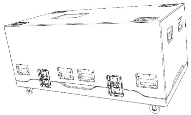 System100 option — technical drawing, view 3