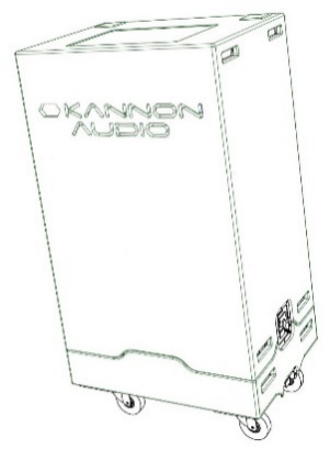 System600 option — cabinet design illustration, view 2