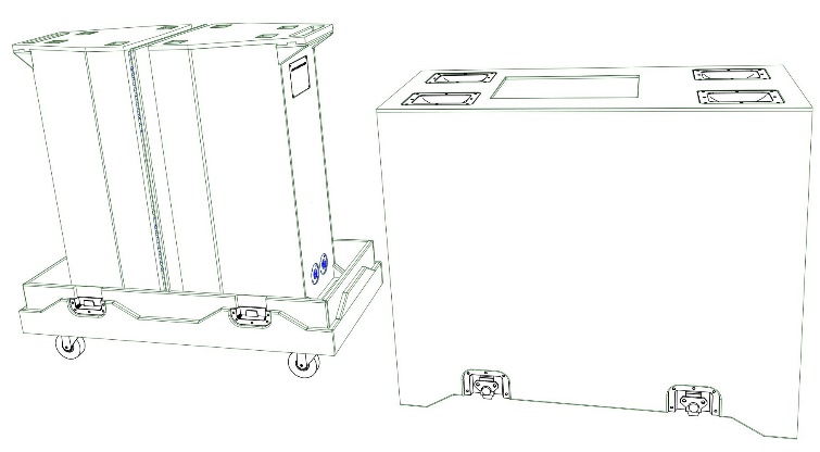System600 option — technical drawing, view 5