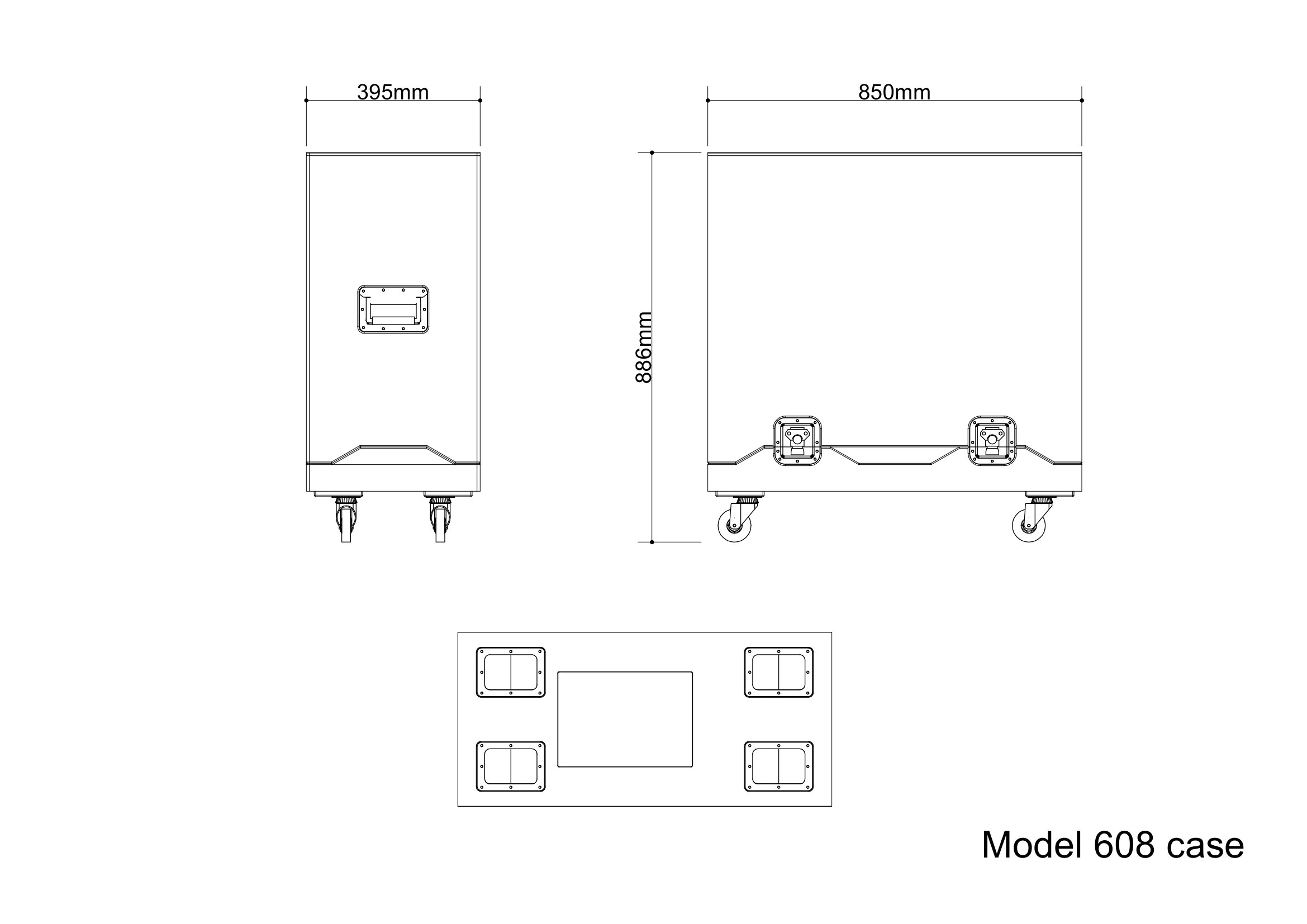 System600 option — technical drawing, view 6