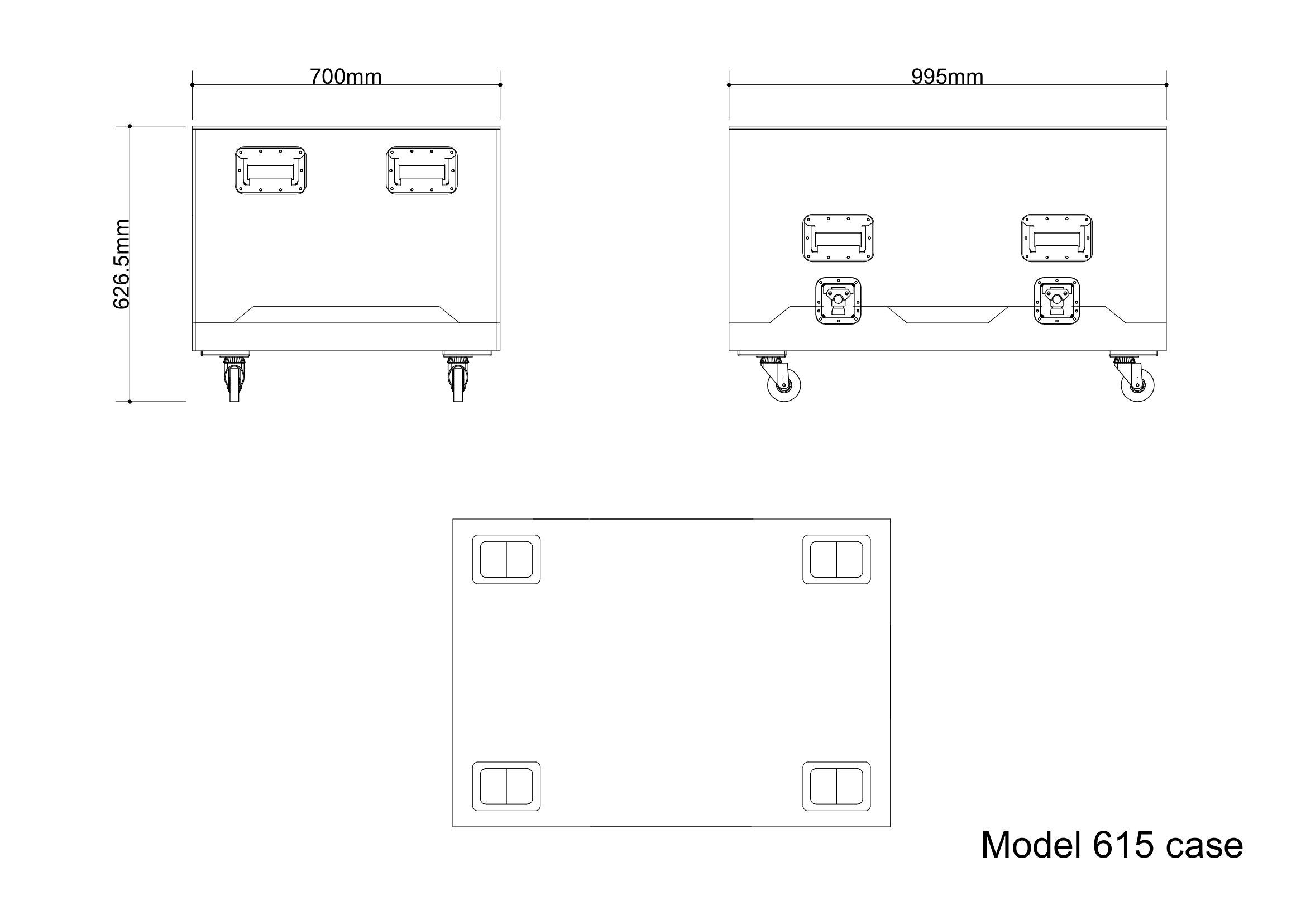 System600 option — technical drawing, view 9