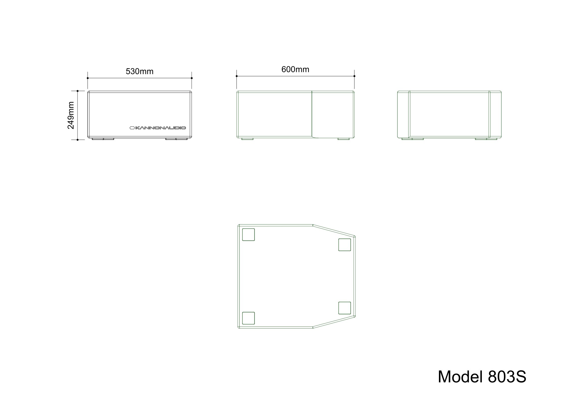 System800 option — technical drawing, view 2
