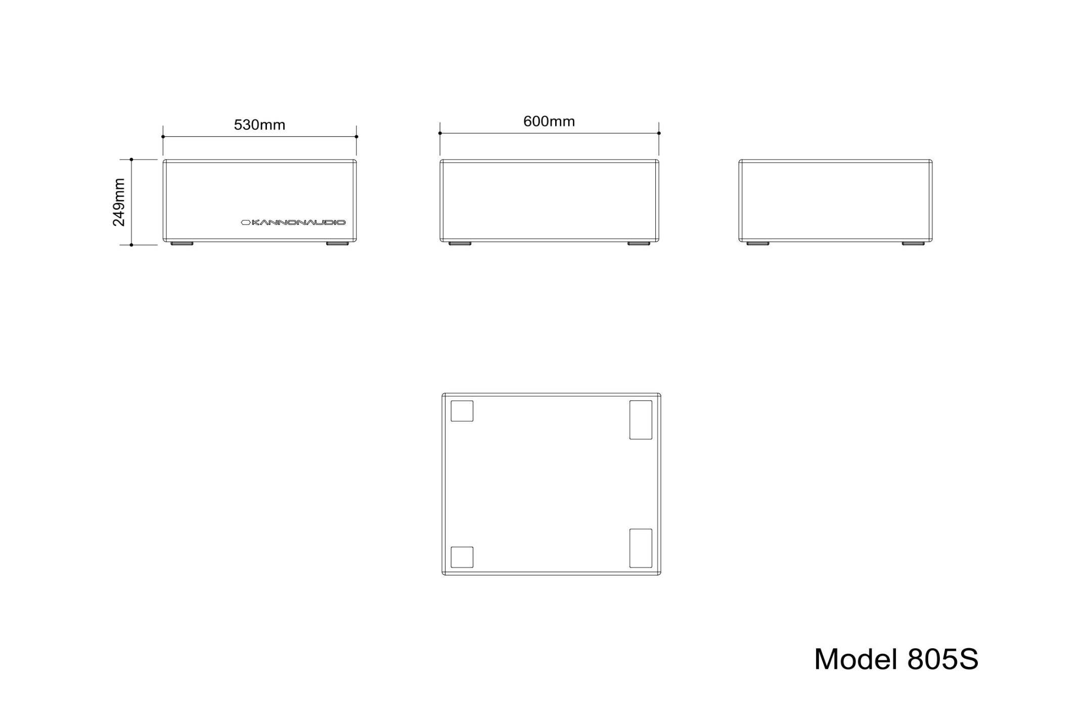System800 option — technical drawing, view 4