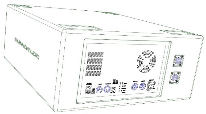 System800 option — cabinet design illustration, view 5