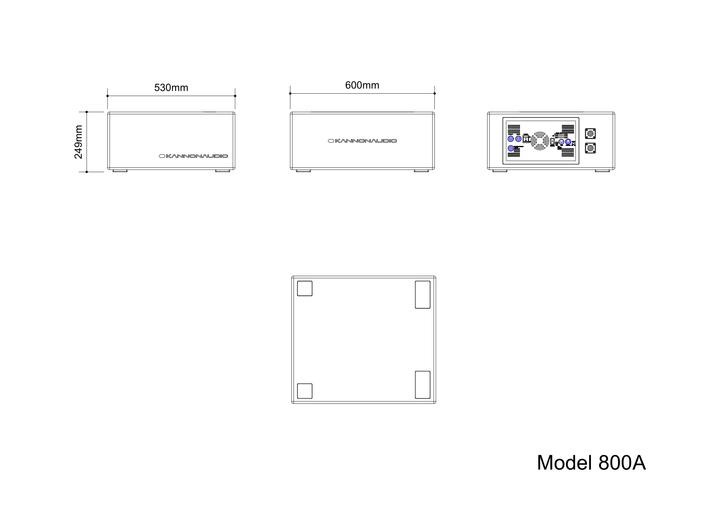 System800 option — technical drawing, view 8